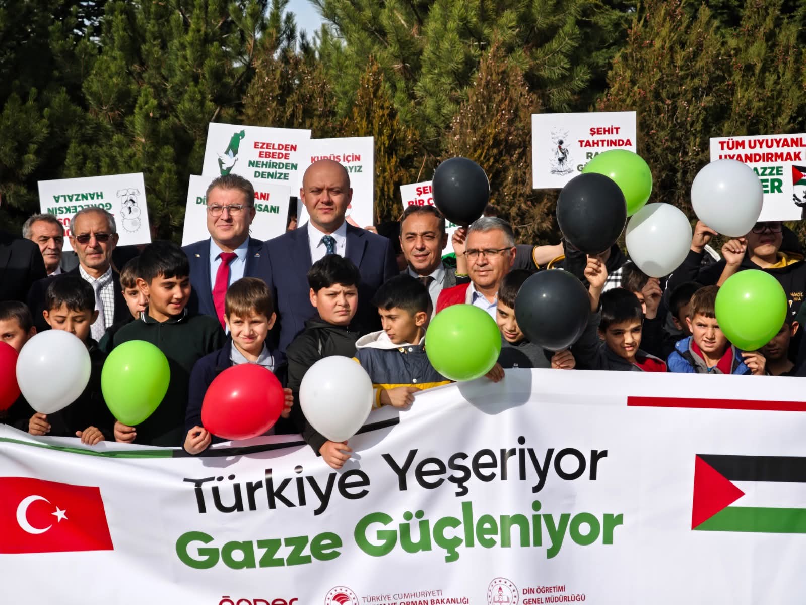 “Türkiye Yeşeriyor, Gazze Güçleniyor” Projesi Afyonkarahisar’da Gerçekleşti