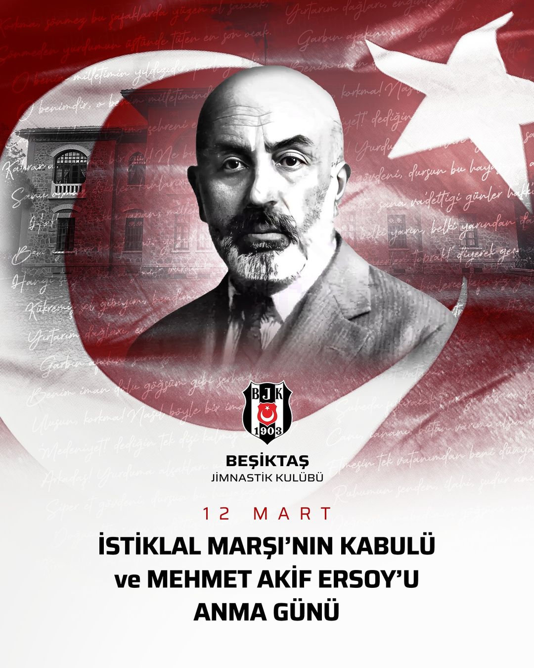 İstiklal Marşı'nın Kabulünün 103. Yılı ve Mehmet Akif Ersoy'un Anma Günü Kutlanıyor