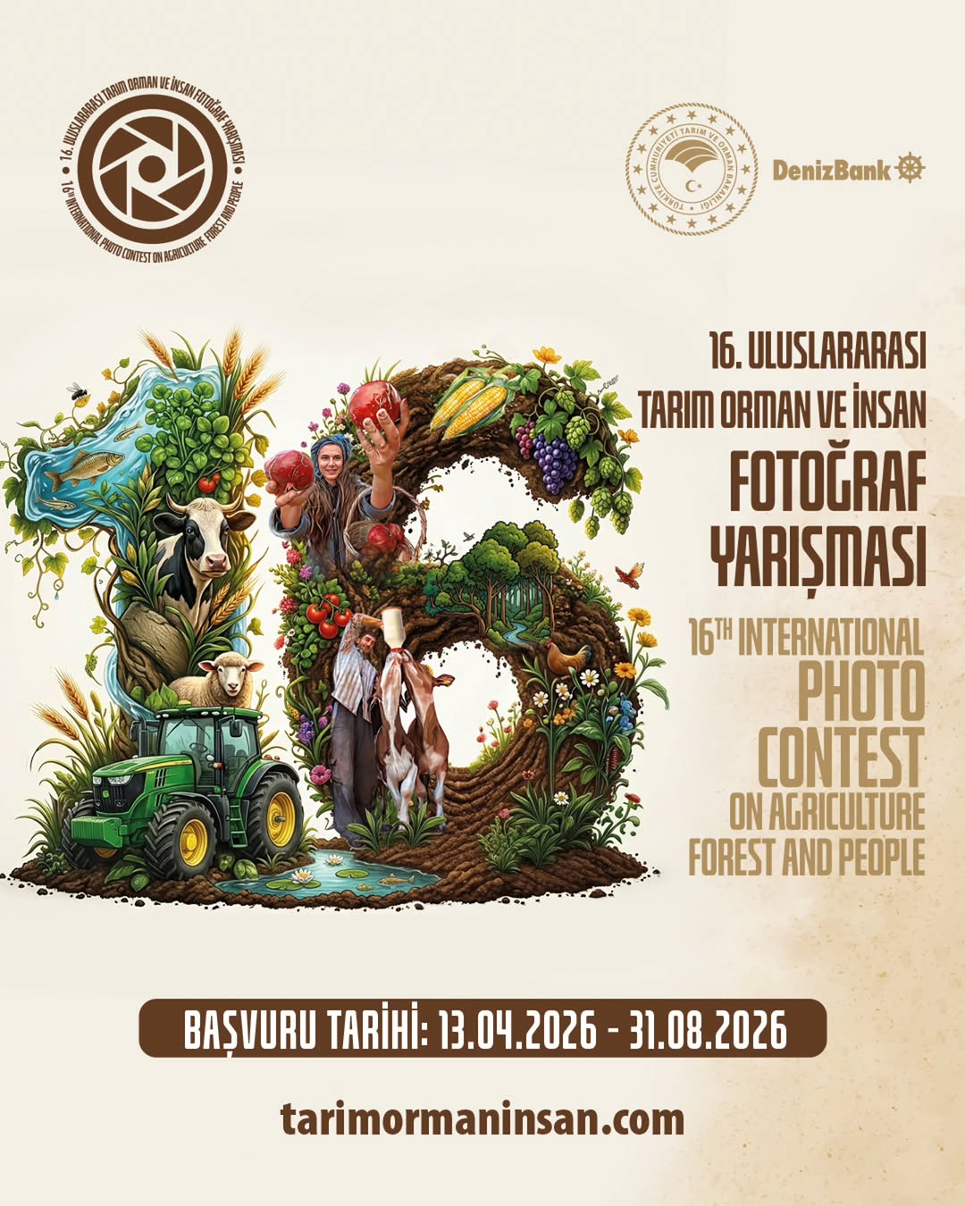 16. Uluslararası Tarım Orman ve İnsan Fotoğraf Yarışması Başladı!