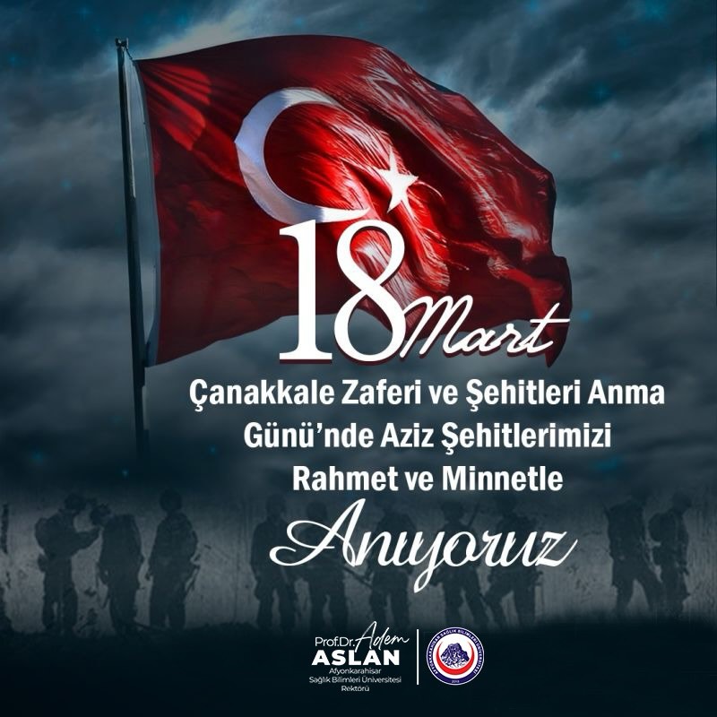 18 Mart Çanakkale Zaferi ve Şehitleri Anma Günü