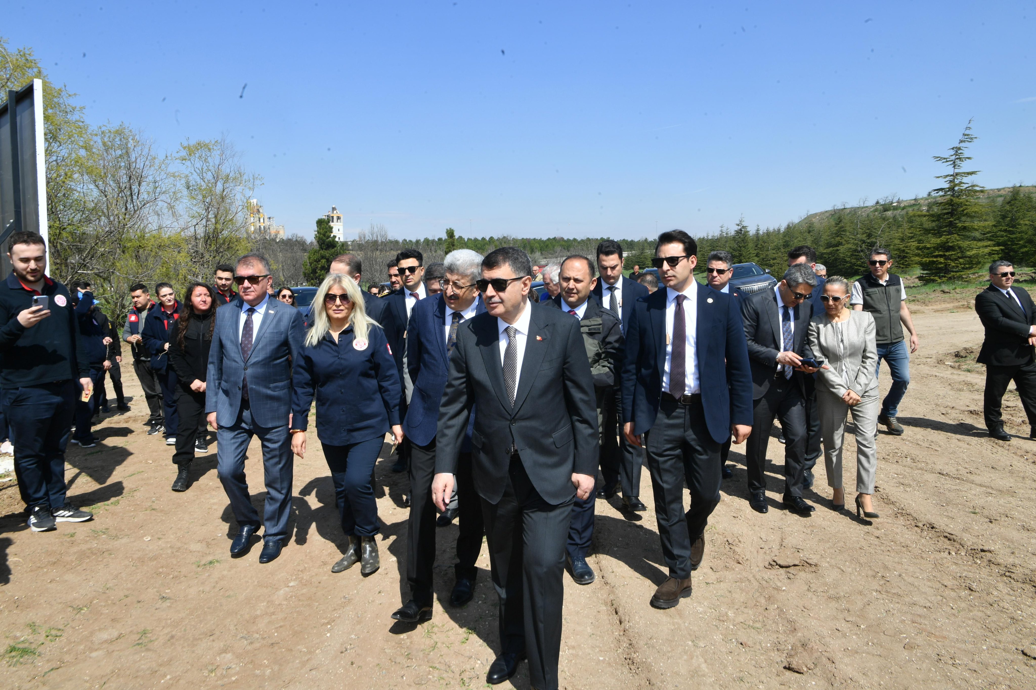 Acı olayda 112 Acil Çağrı Merkezi fidan dikti