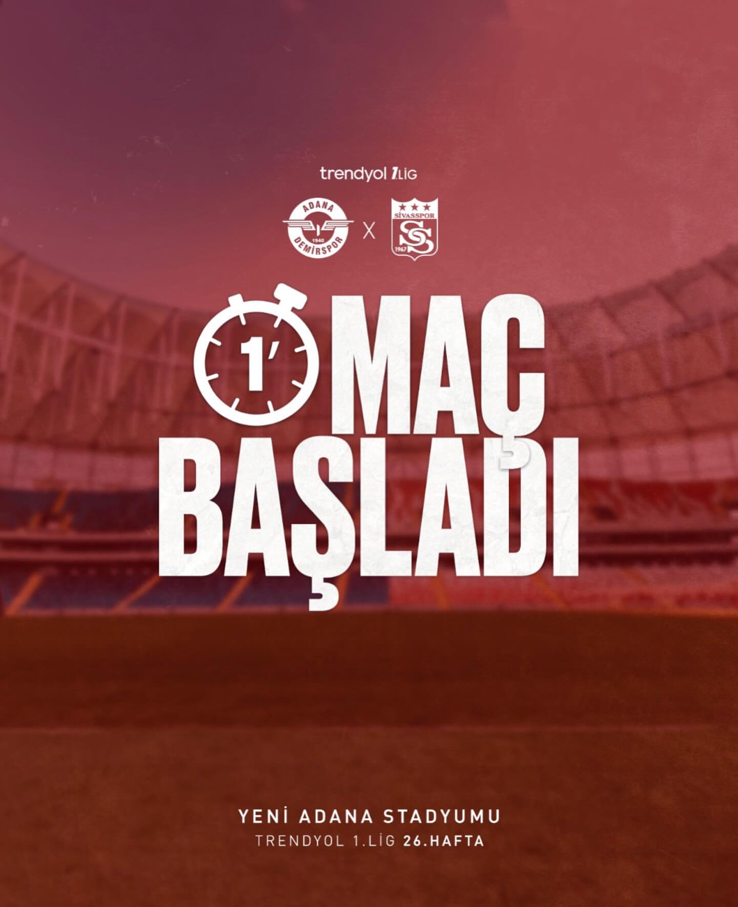 Adana'da Heyecan Dorukta: Sivasspor'un Zorlu Mücadelesi Başladı!