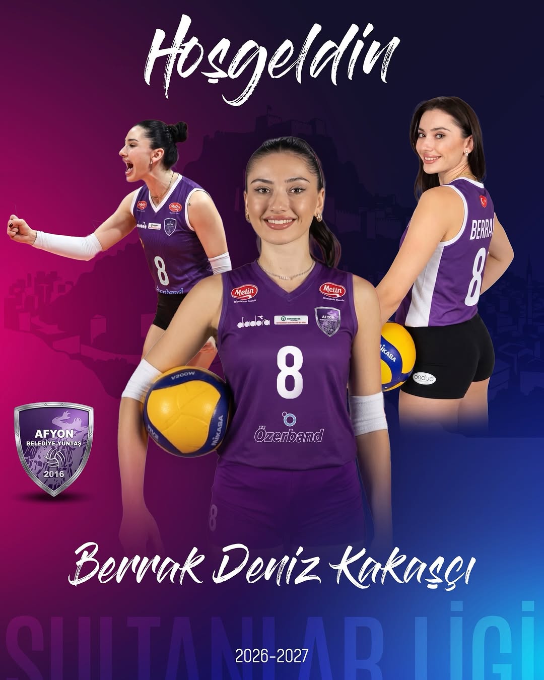 Afyon Belediye Yüntaş Spor Kulübü'nden Yeni Transfer: Berrak Deniz Kakaşçı