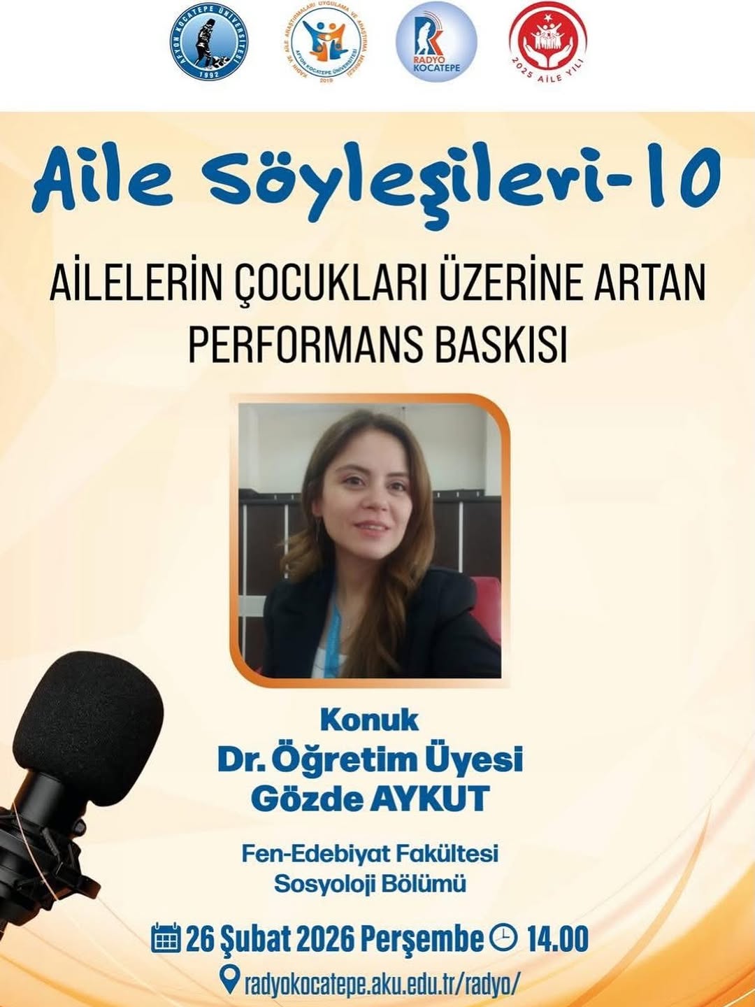 Afyon Kocatepe Üniversitesi'nde Bugün: Aile Söyleşileri-10