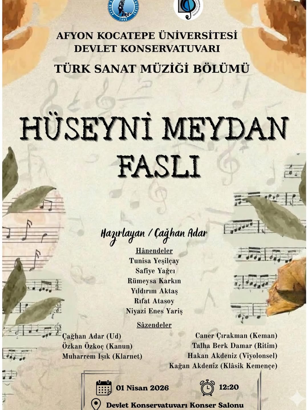 Afyon Kocatepe Üniversitesi'nde Bugün: Hüseyni Meydan Faslı