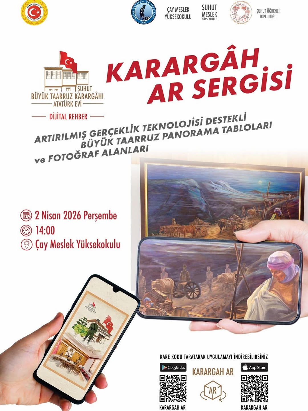 Afyon Kocatepe Üniversitesi'nde Bugün: Karargah Ar Sergisi