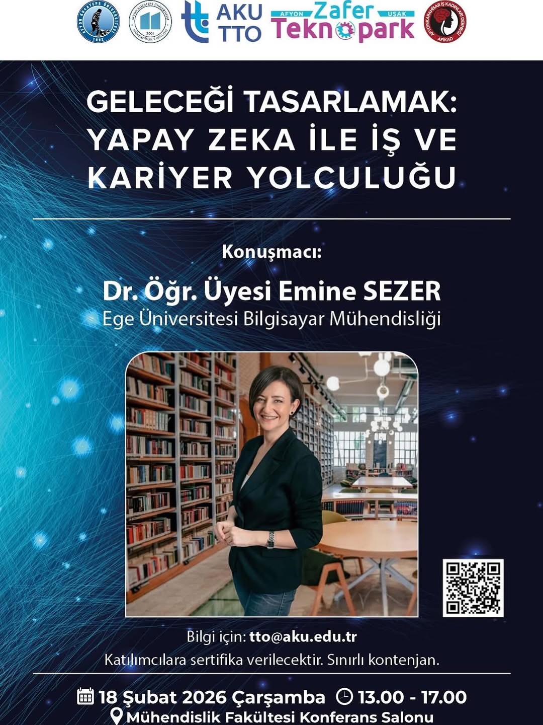 Afyon Kocatepe Üniversitesi'nden Kariyer ve İş Dünyasında Yapay Zeka Konferansı