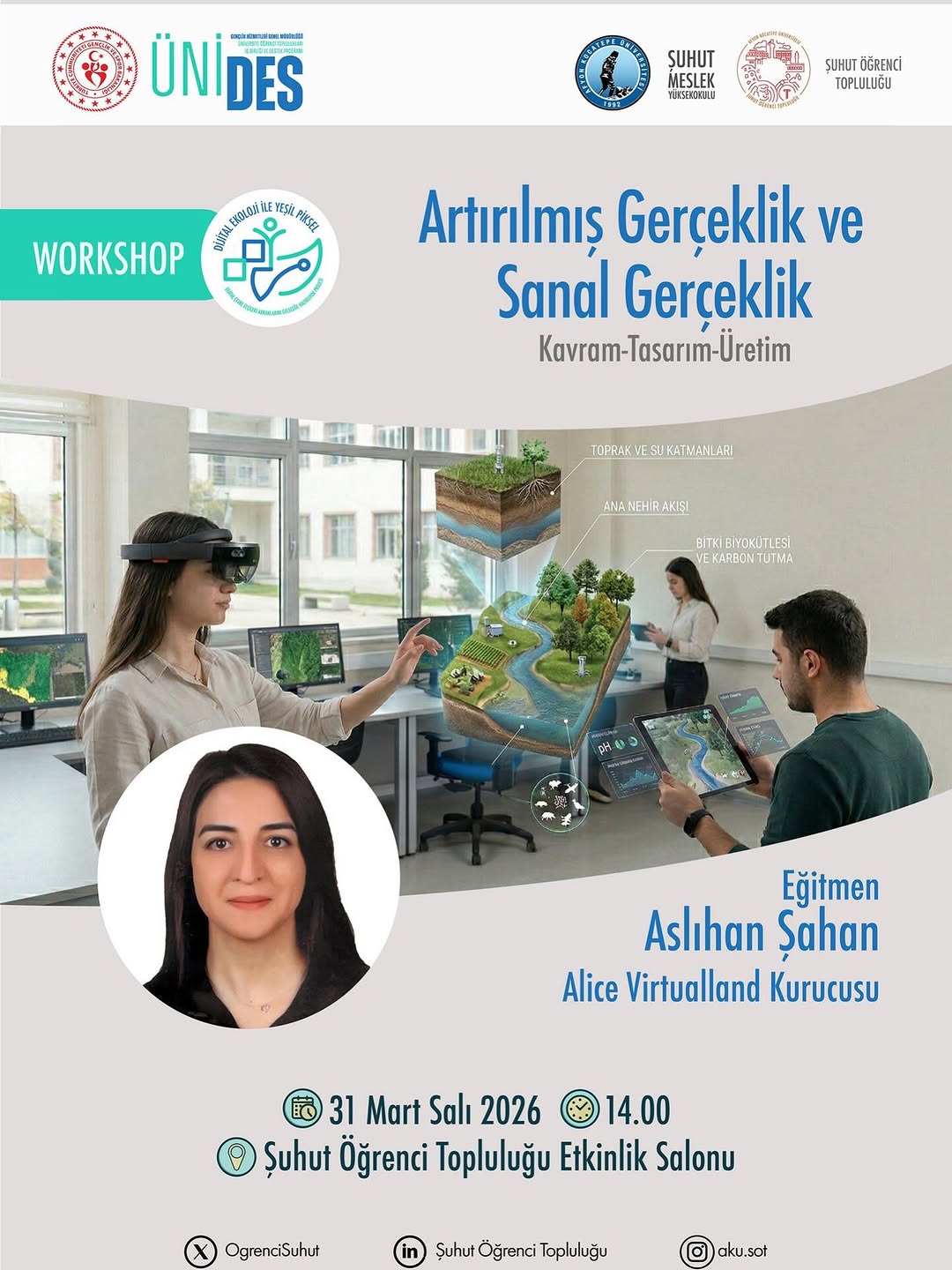 Afyon Kocatepe Üniversitesi'nden Sanal Gerçeklik Atölyesi Duyurusu