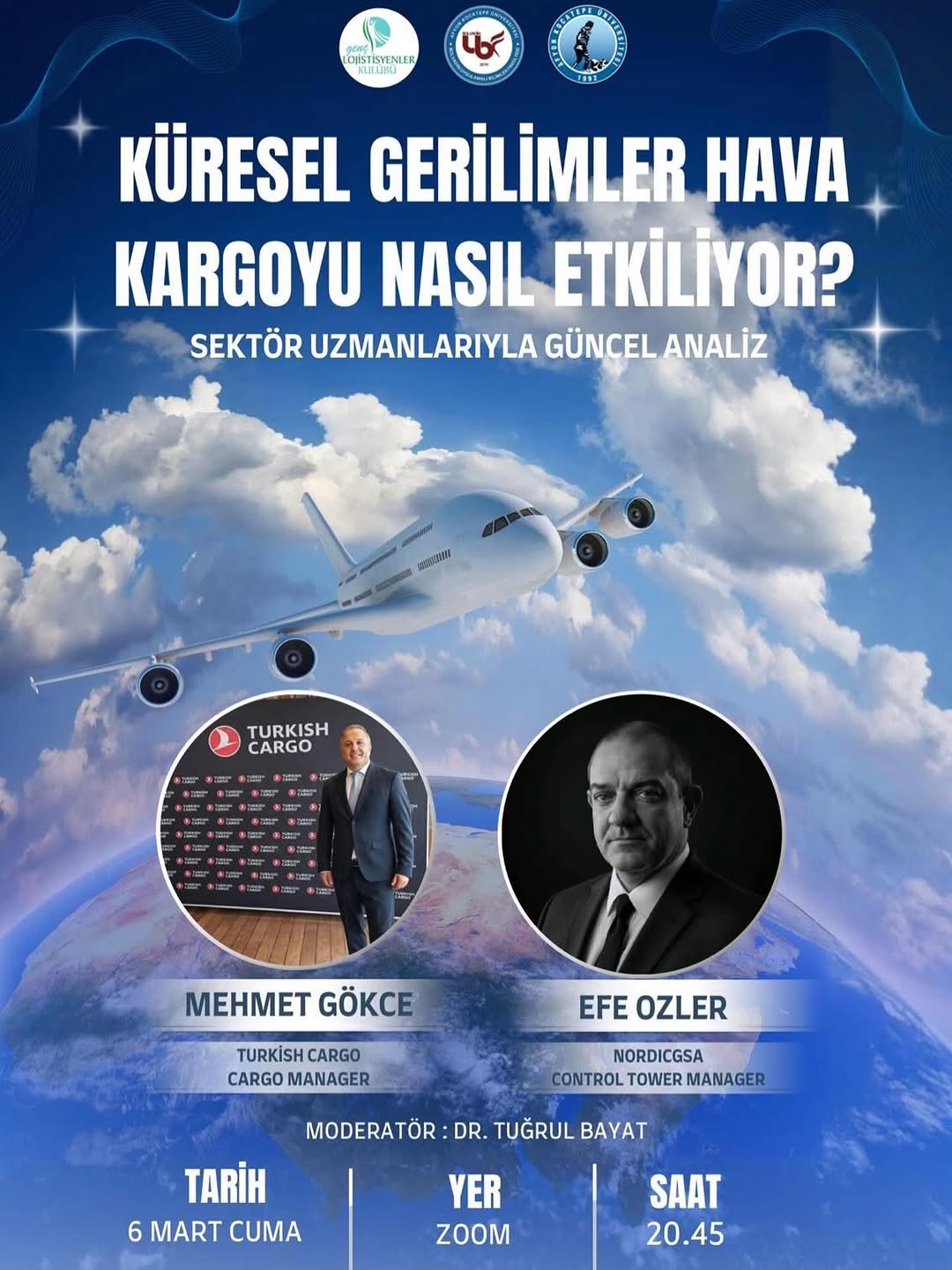 Afyon Kocatepe Üniversitesi: Küresel Gerilimlerin Hava Kargoya Etkisi Konulu Çevrimiçi Konferans