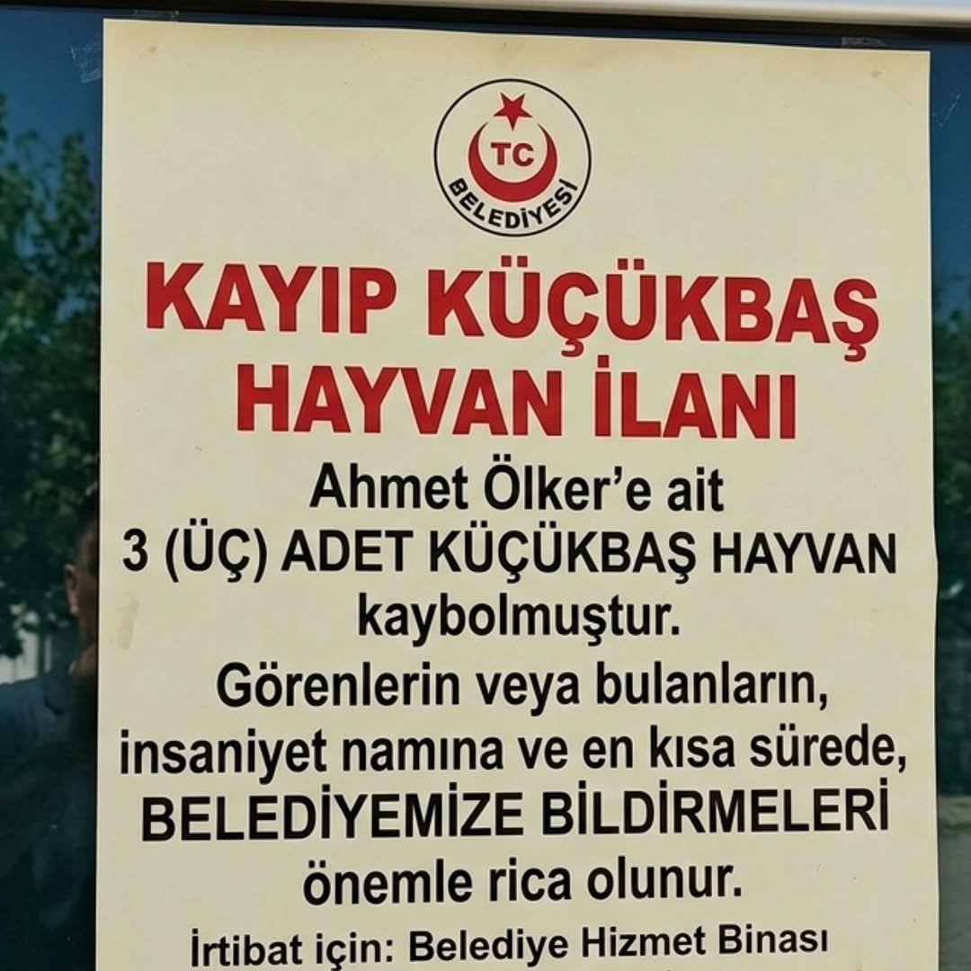 Afyonkarahisar AhmetPaşa Belediyesi'nden Kayıp İlanı