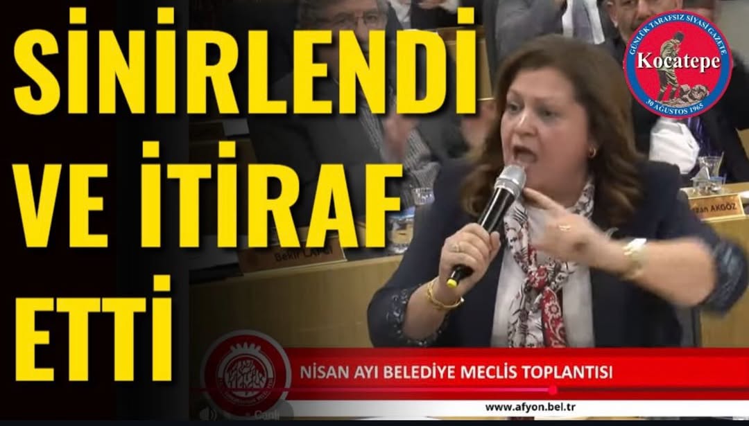 Afyonkarahisar Belediye Başkanı Sinirlendi ve İtiraf Etti