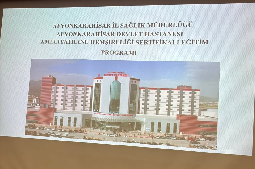 Afyonkarahisar Devlet Hastanesi Ameliyathane Hemşireliği Sertifika Töreni