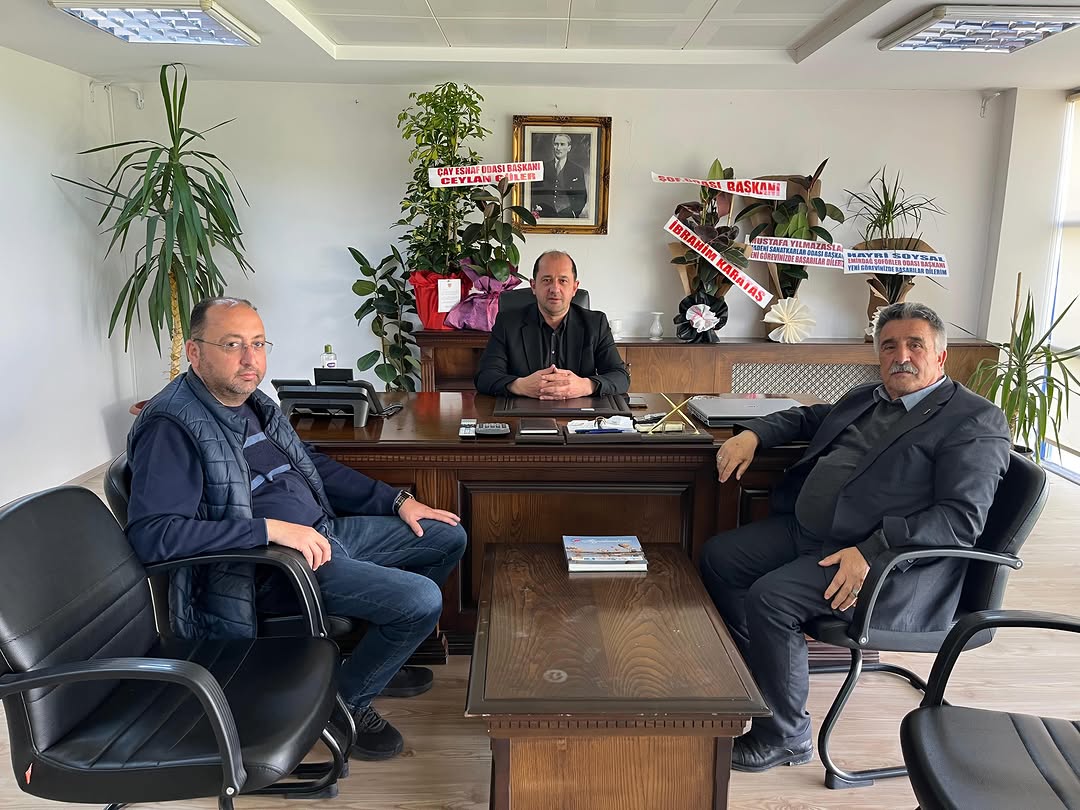 Afyonkarahisar Esnaf ve Sanatkarlar Odaları Birliği'nden Ziyaret Açıklaması