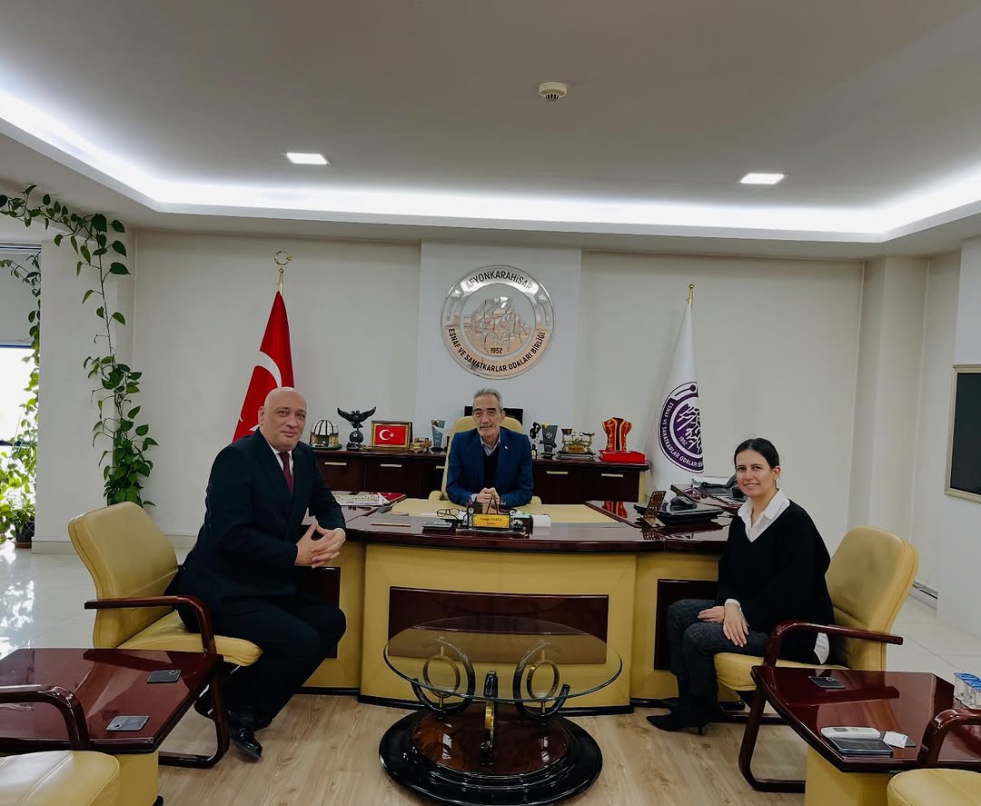 Afyonkarahisar Esnaf ve Sanatkarlar Odaları Birliği'ne Denizbank Ziyareti