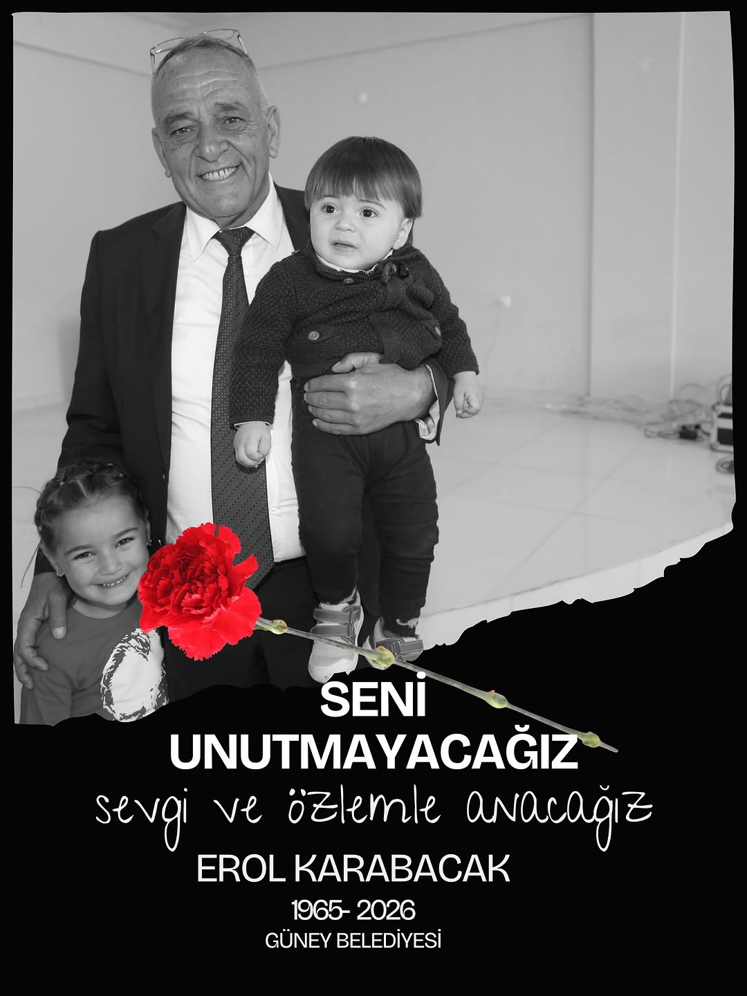 Afyonkarahisar Güney Belediyesi'nden Başkan Karabacak'ın Vefatıyla İlgili Duyuru