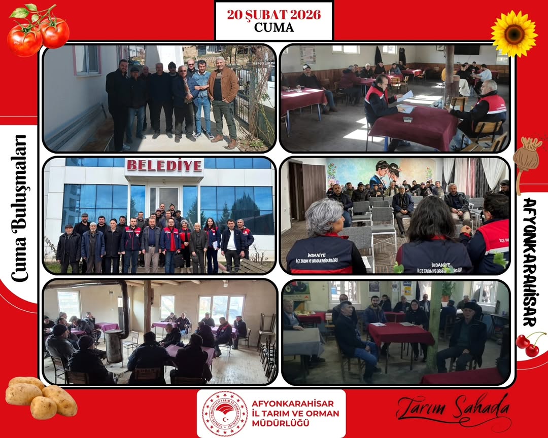 Afyonkarahisar İl Tarım Ve Orman Müdürlüğü: Cuma Buluşmaları çerçevesinde çiftçilerle görüşmelere devam ediyor
