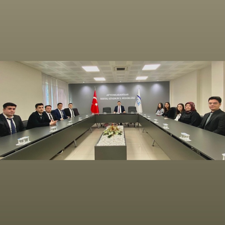 Afyonkarahisar Sgk İl Müdürlüğü'nden Yeni Göreve Başlayan Personeller İçin Tebrik Ziyareti