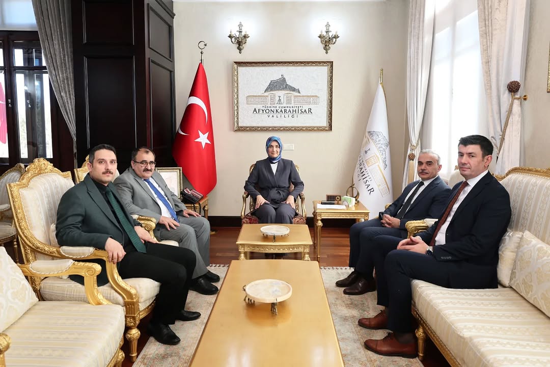 Afyonkarahisar Valiliği'nden Doç. Dr. Kübra Güran Yiğitbaşı'na Hayırlı Olsun Ziyareti