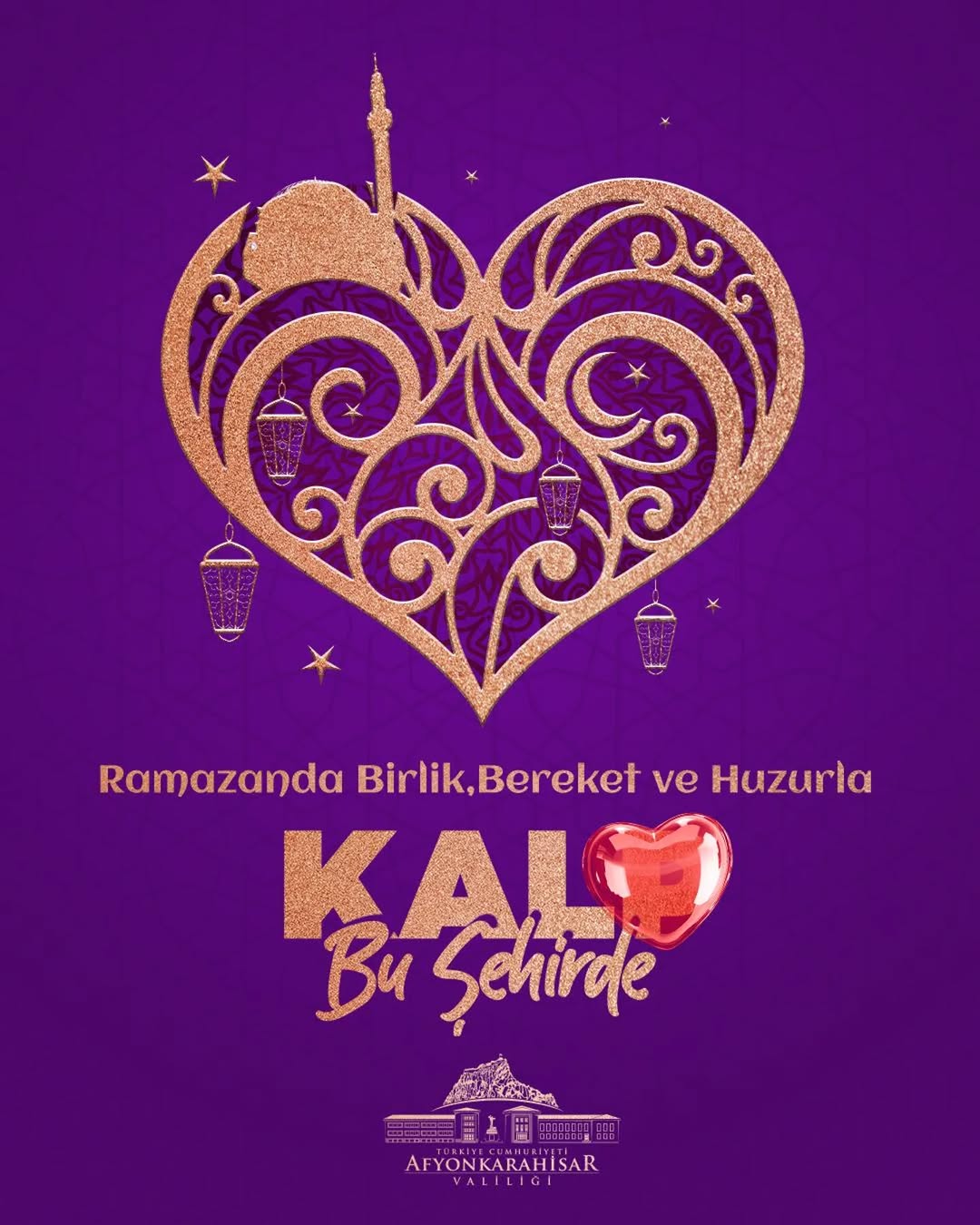 Afyonkarahisar Valiliği'nden Ramazan Mesajı