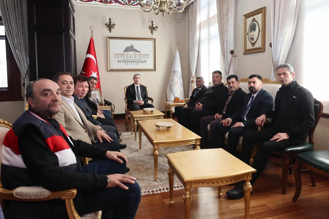 Afyonkarahisar Valiliği'ne Ziyaretten İnternet Gazetecilerinden Destek