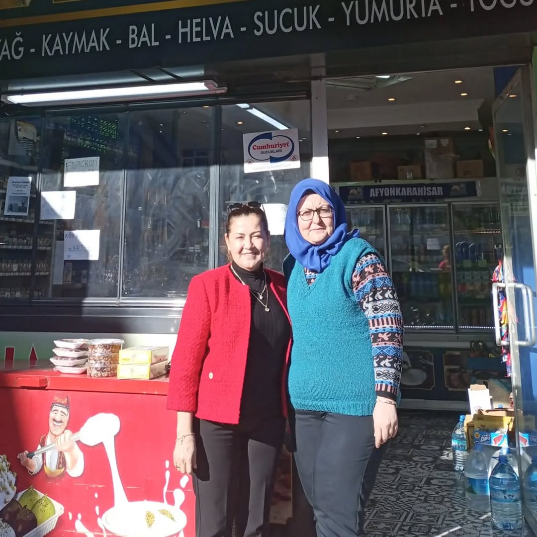 AK Parti Afyonkarahisar İl Kadın Kolları'ndan Esnaflara Ziyaret