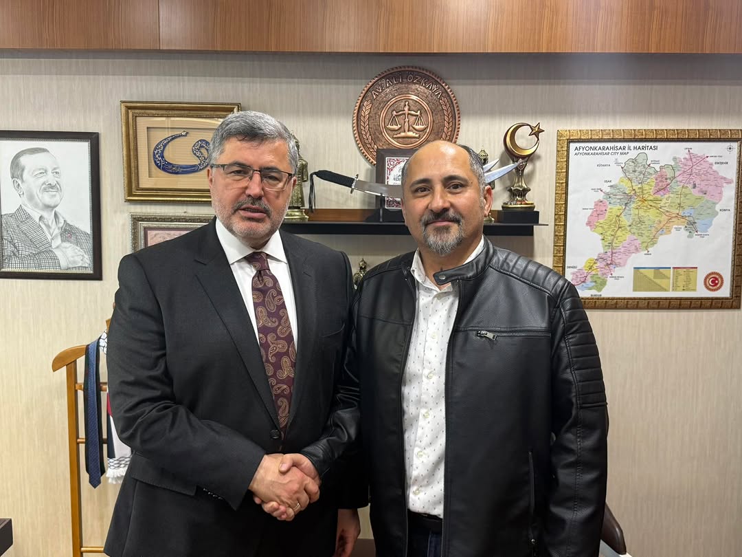 Ak Parti Afyonkarahisar Milletvekili Ali Özkaya, Mersinli Nedret Çelik'i Mecliste Ağırladı