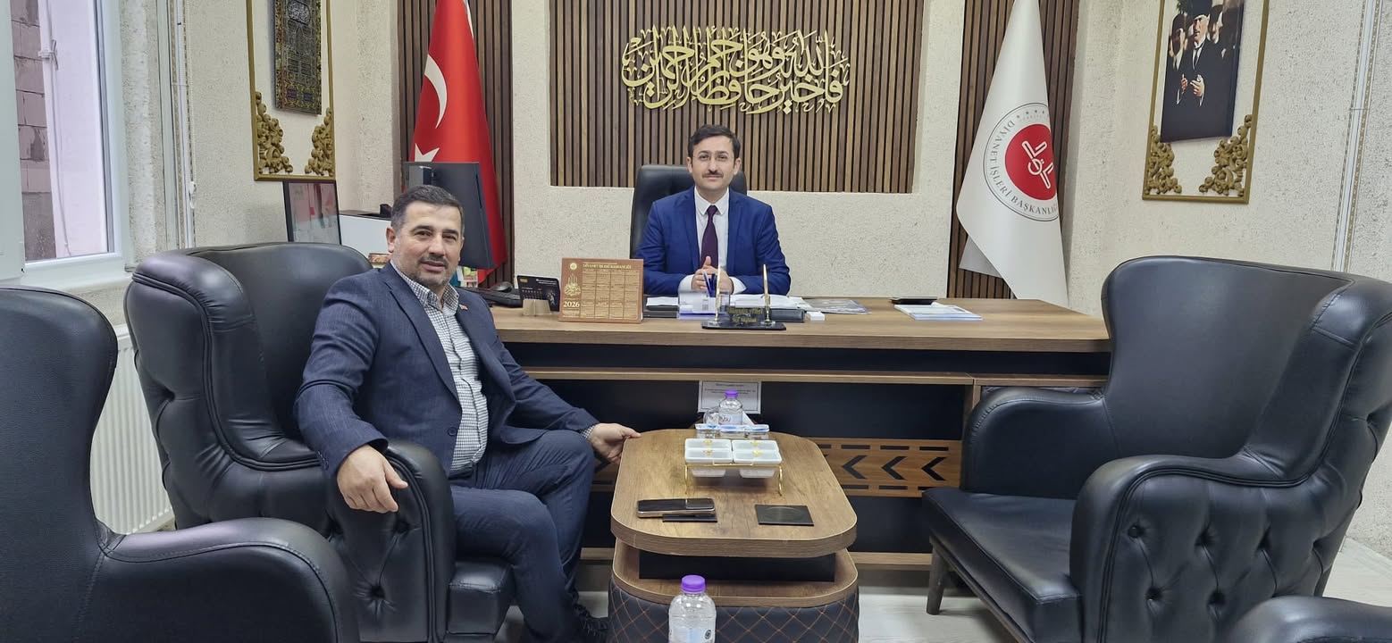 AK Parti Kızılören İlçe Başkanı Ramazan Coşgun Müftülüğü Ziyaret Etti