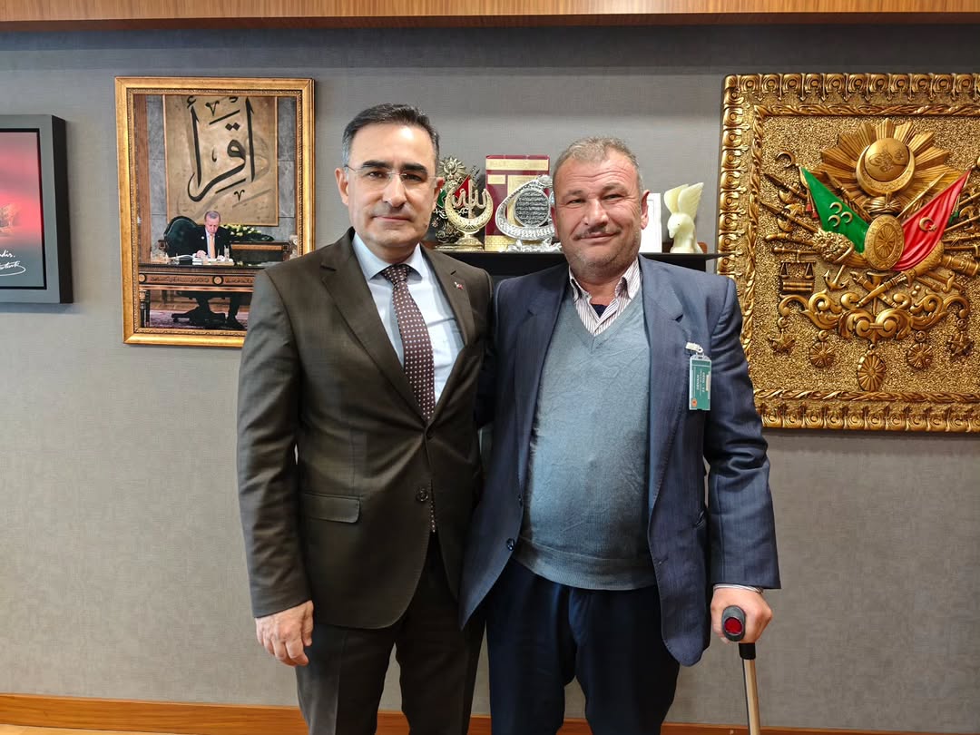 Akharım’dan gelen kıymetli hemşehrimiz Ergül Öztaş’ı misafir ettik