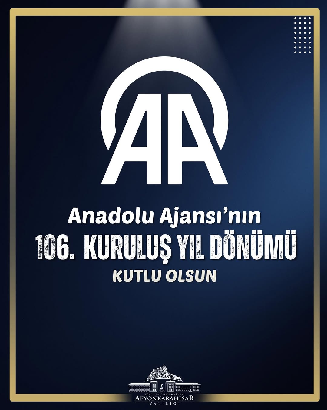 Anadolu Ajansı'nın 101. Kuruluş Yıl Dönümü Kutlu Olsun!