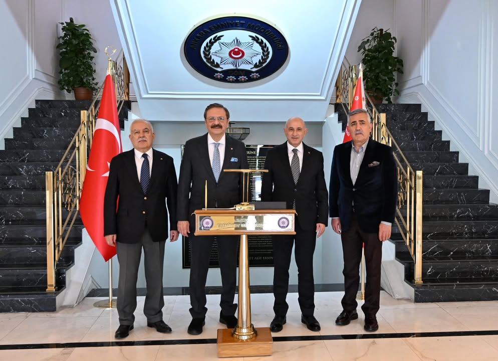 Ankara İl Emniyet Müdürü Maksut Yüksek'e Hayırlı Olsun Ziyareti