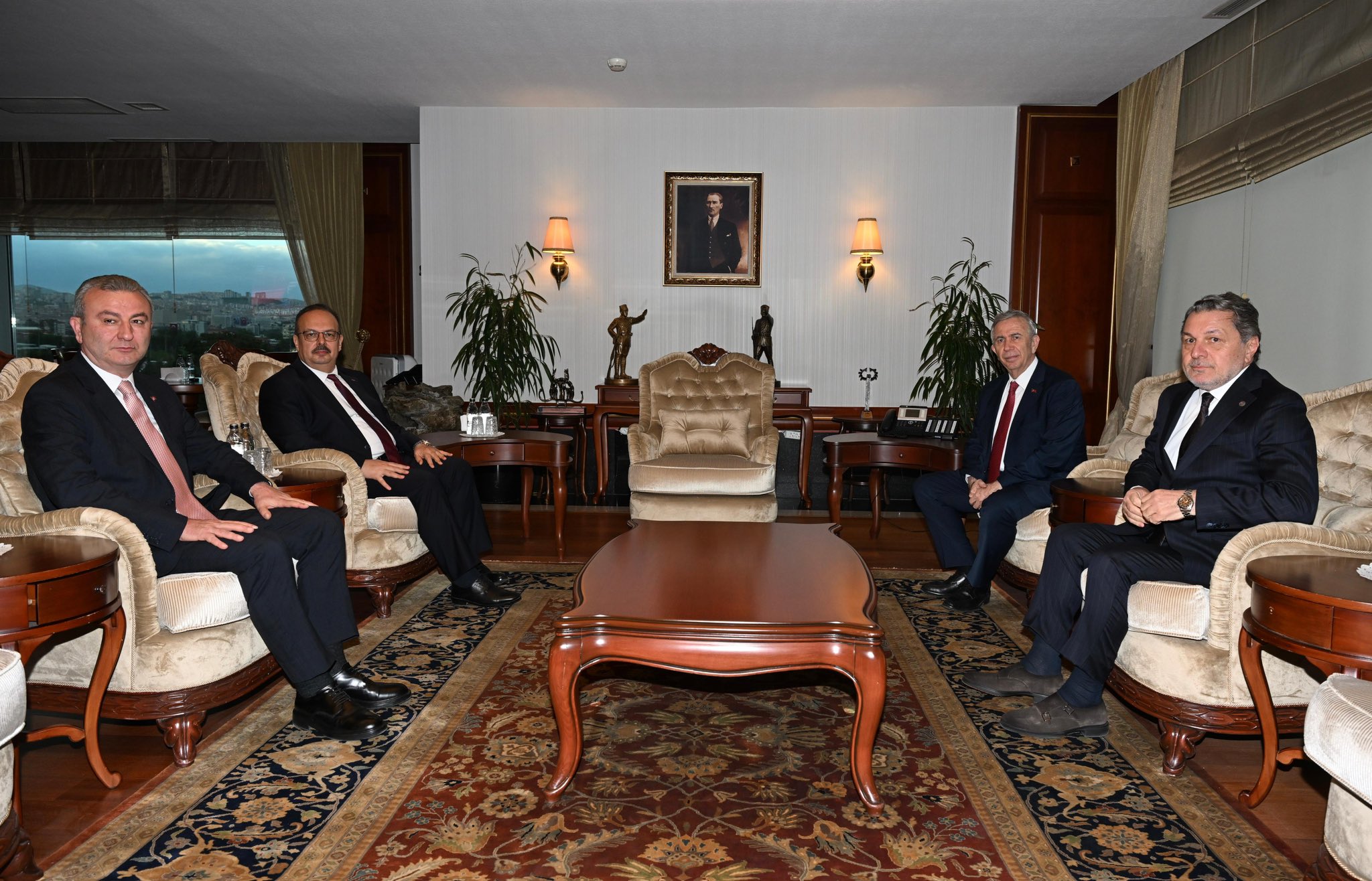 Ankara Valisi Canbolat Belediyeyi Ziyaret Etti