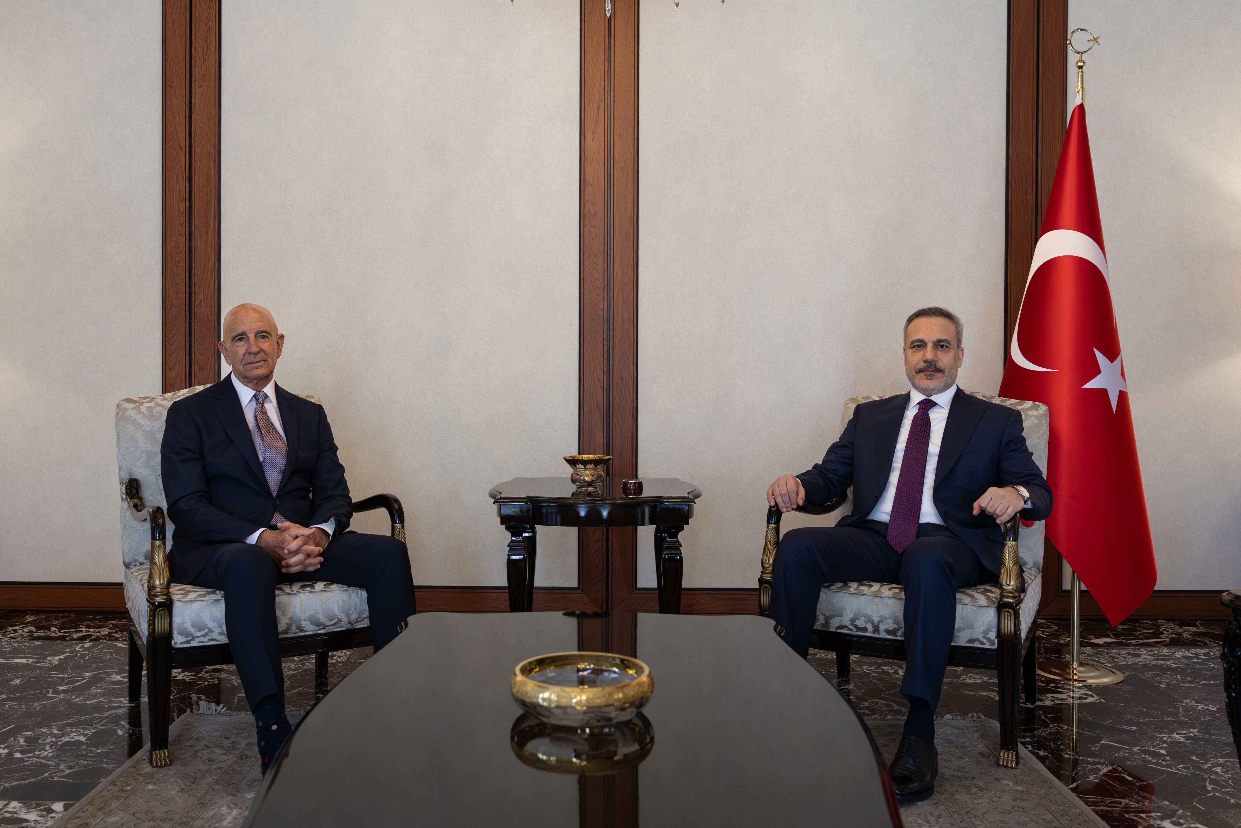 Bakan Hakan Fidan, ABD Büyükelçisi'ni kabul etti