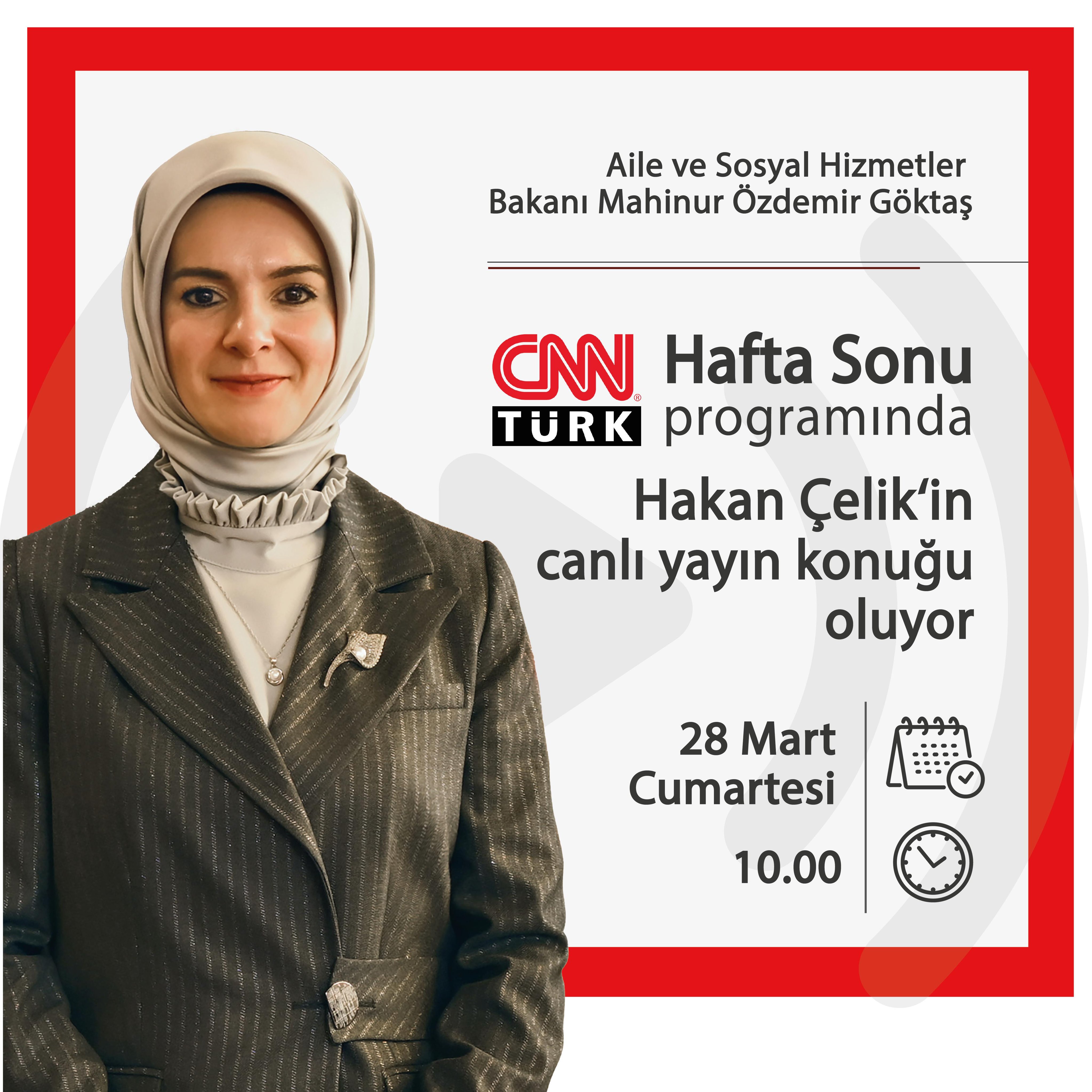 Bakan Özdemir Göktaş CNN Türk'te