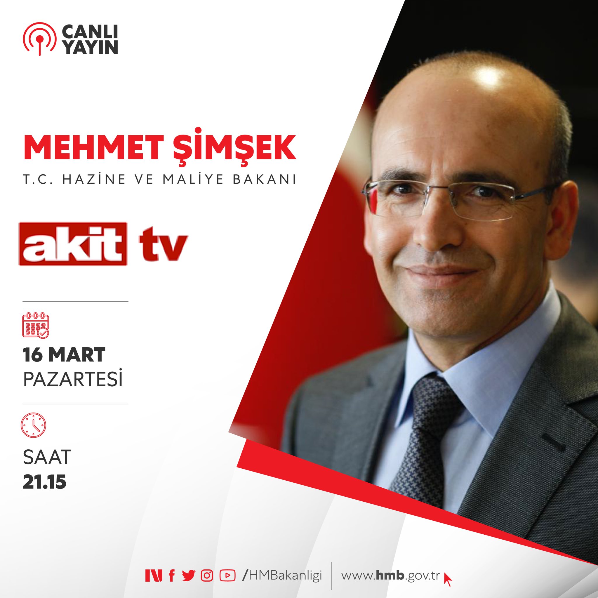 Bakan Şimşek Akit TV'de
