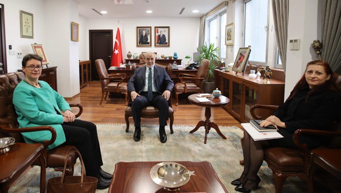 Bakan Yardımcısı Dumont'u Ağırladı