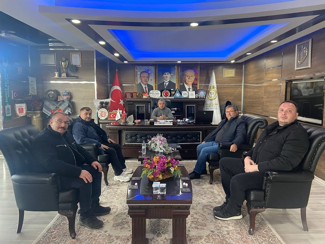 Balçıkhisarlılar Derneği'nden Şuhut Belediye Başkanı Muhuttin ÖZAŞKIN'a Teşekkür Ziyareti