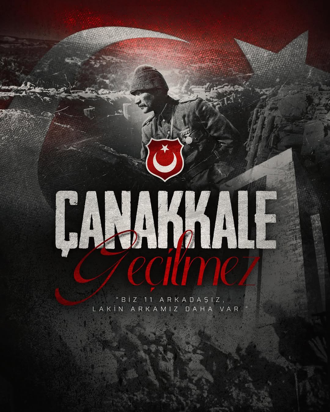 Beşiktaş'ın 18 Mart Çanakkale Zaferi Paylaşımı