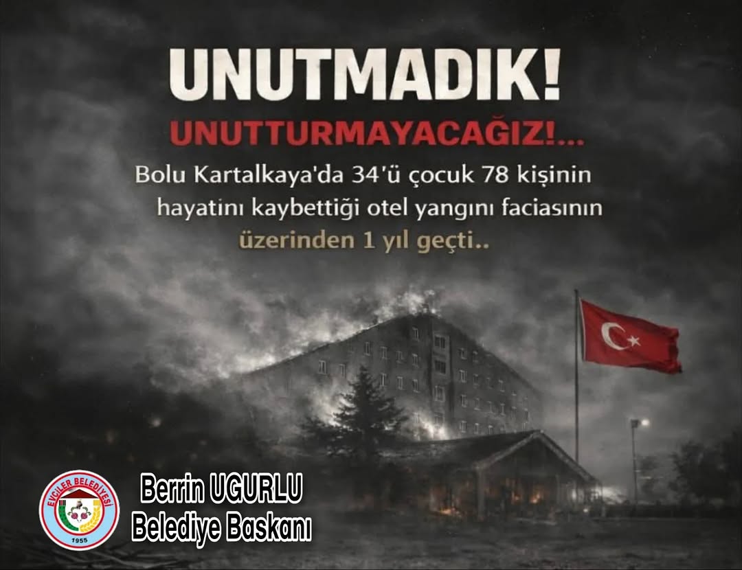 Bolu Kartalkaya Otel Yangınında Hayatını Kaybedenler İçin Rahmet Dileği