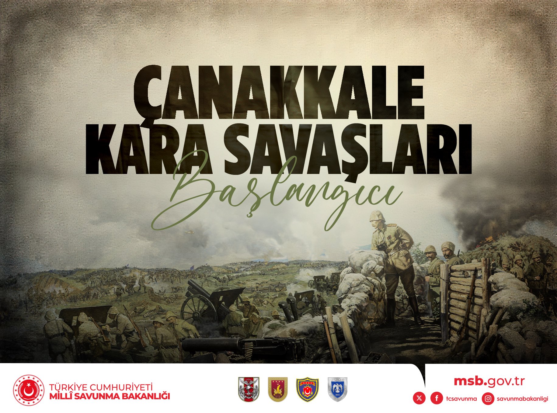 Çanakkale Kara Savaşları'nın 111. Yıldönümü