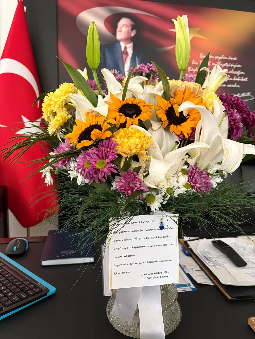 Çay Belediye Başkanı Yaşar Kemal Kantaropu, İYİ Parti Genel Başkanı Müsavat Dervişoğlu'na Tebrik ve Teşekkürlerini İletti