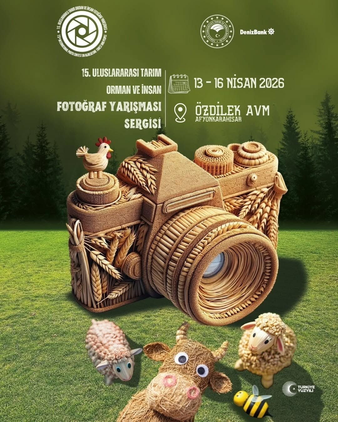 Denizbank Destekli 15. Uluslararası Tarım, Orman ve İnsan Fotoğraf Yarışması Sergisi