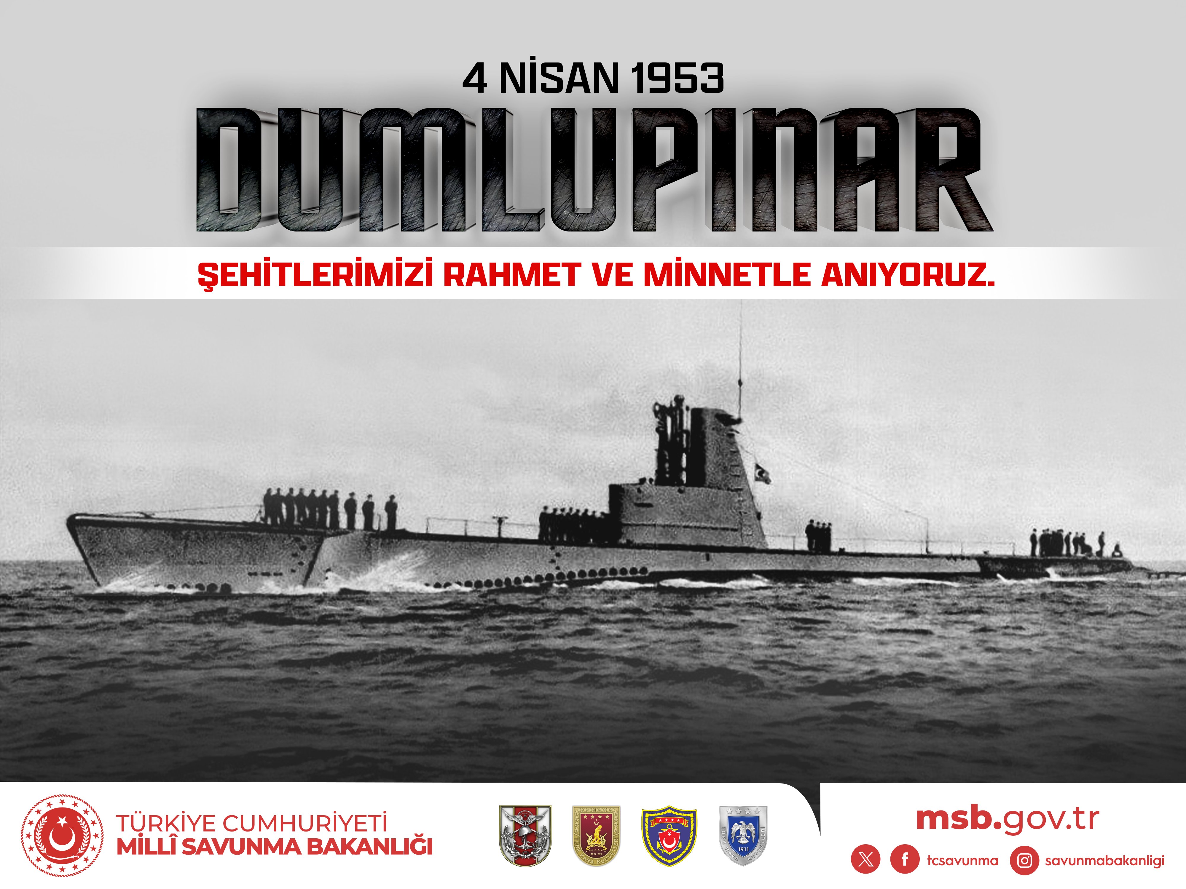 Dumlupınar Denizaltısı Anıldı