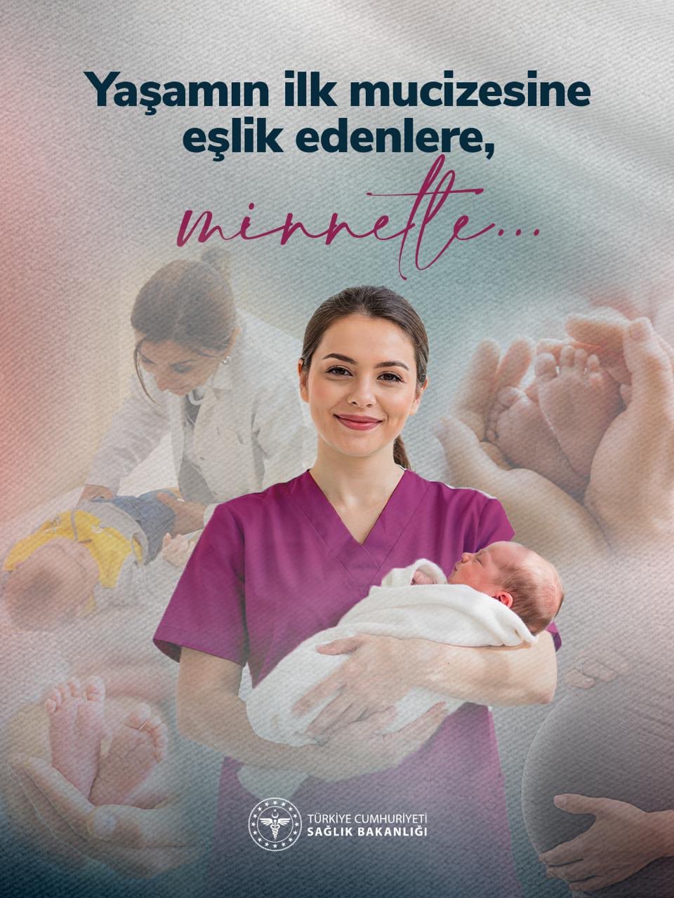 Ebeler Haftası'nda ebelere teşekkür mesajları