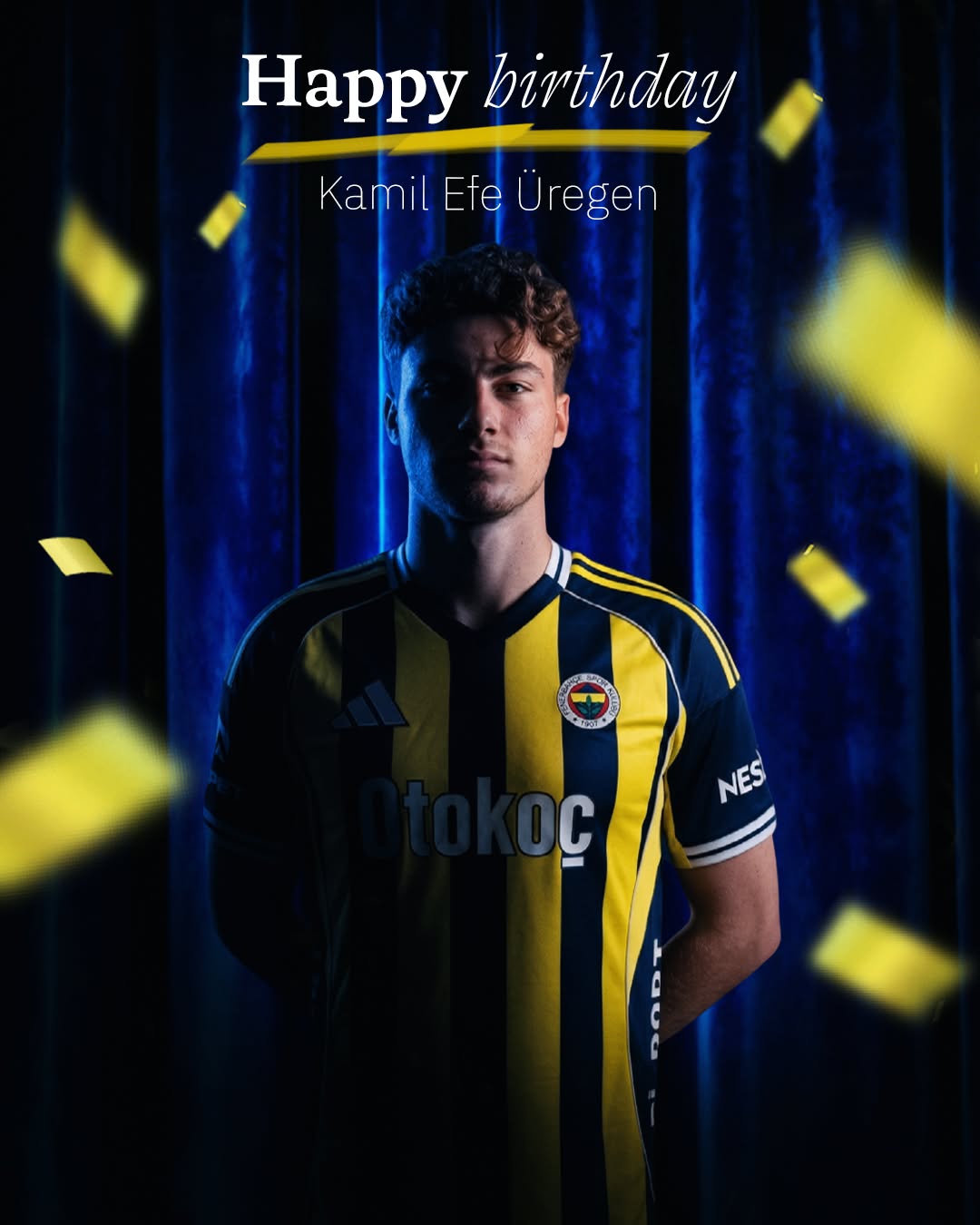 Fenerbahçe'den Kamil Efe Üregen'e Doğum Günü Kutlaması