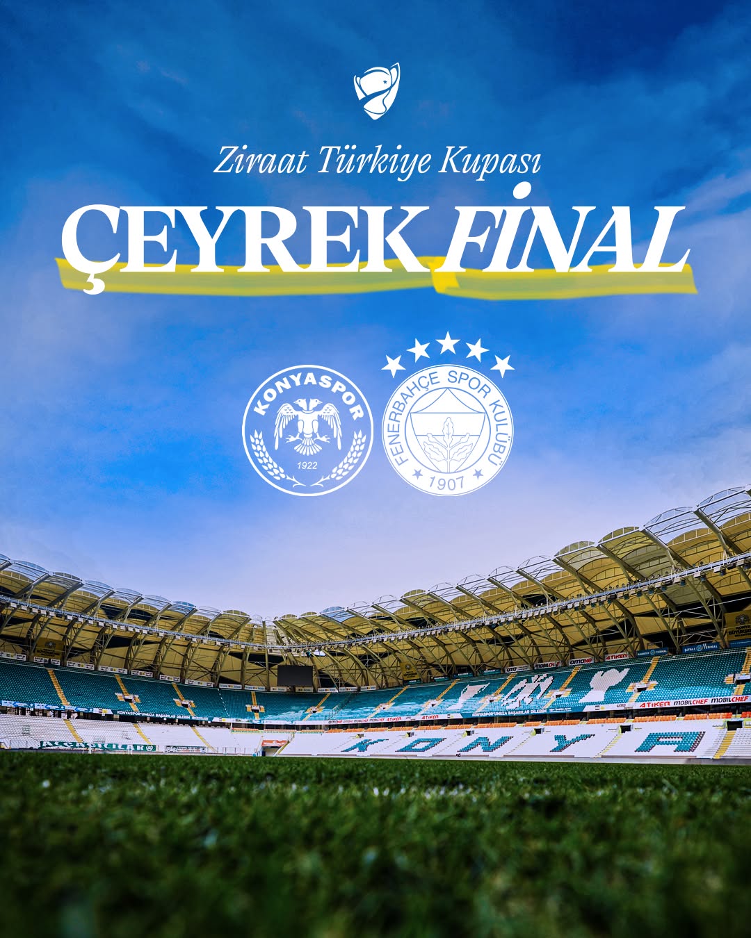Fenerbahçe'nin Ziraat Türkiye Kupası Çeyrek Final Rakibi Belli Oldu