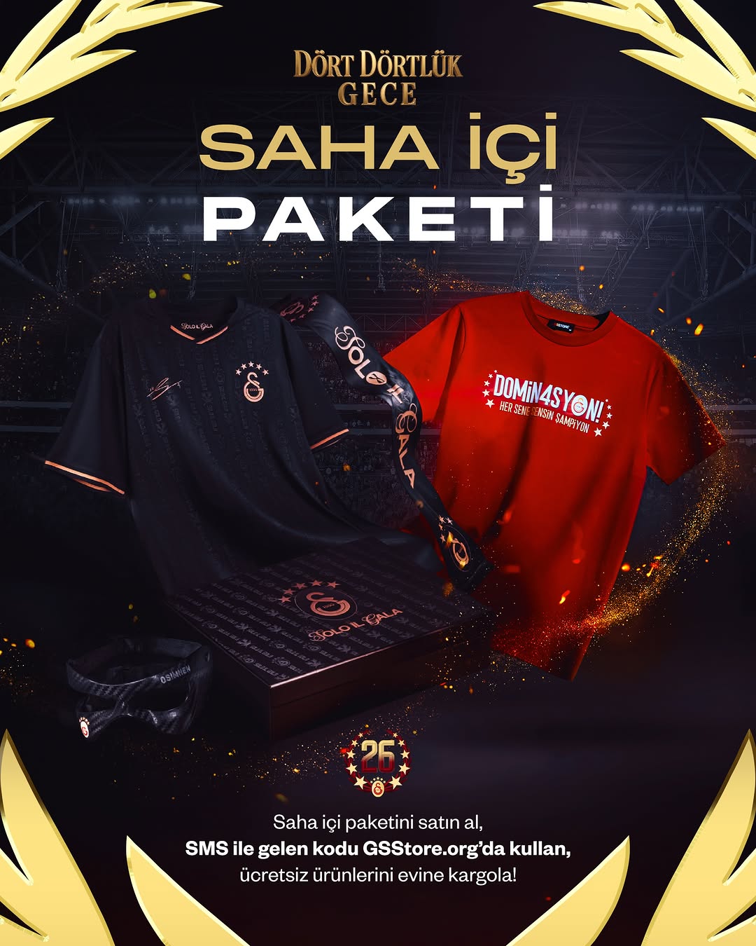 Galatasaray'dan Saha İçi Şampiyonluk Kutlaması Fırsatı!