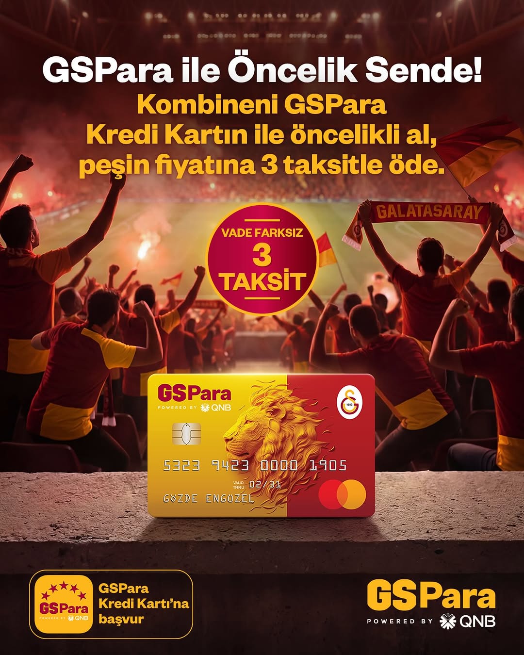 Galatasaray'dan Yeni Sezonda Kombine Fırsatı: GSPara ile Öncelikli Yer Ayırtma İmkanı!