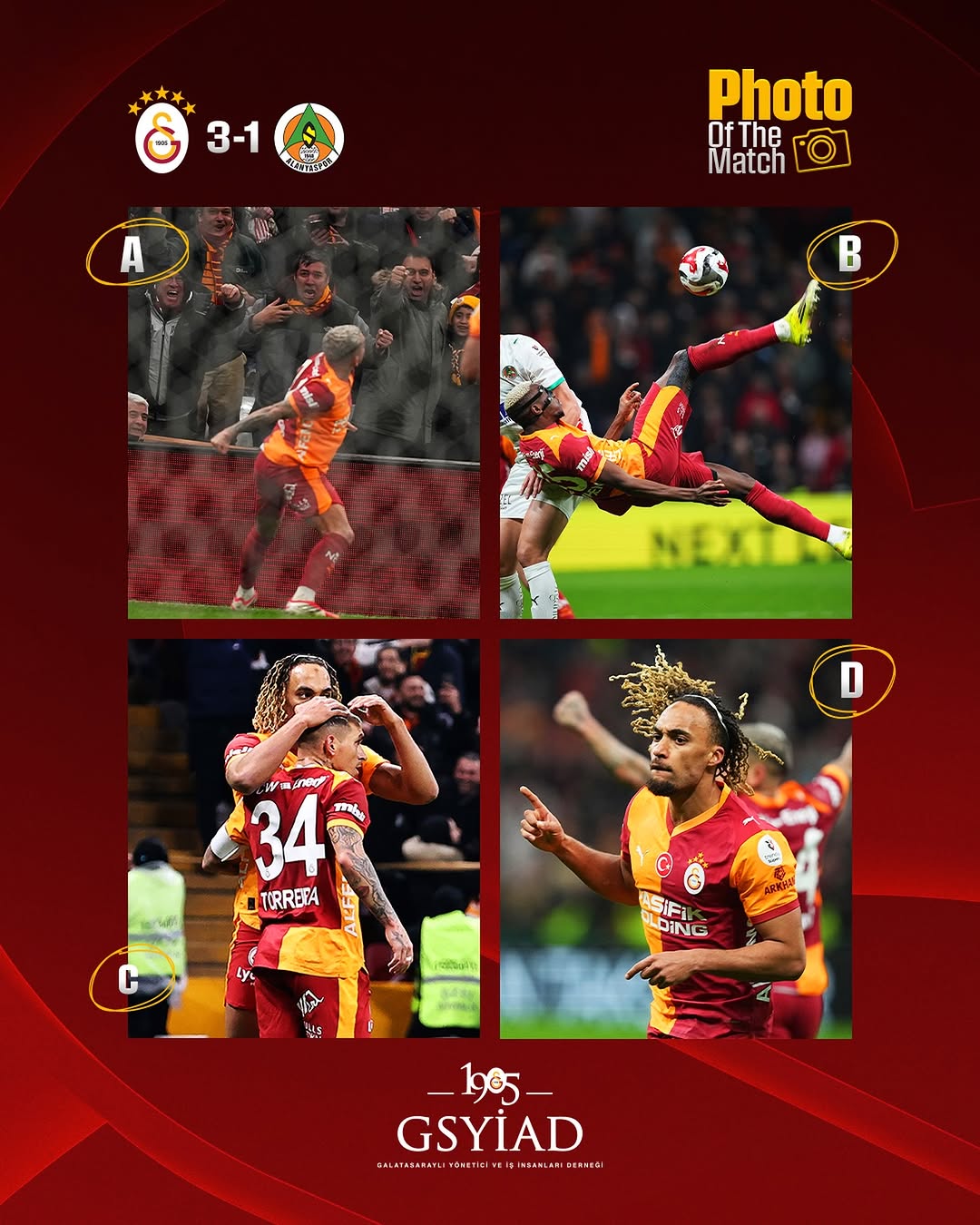 Galatasaray'ın En Güzel Sarı Kırmızı Karesi Seçiliyor