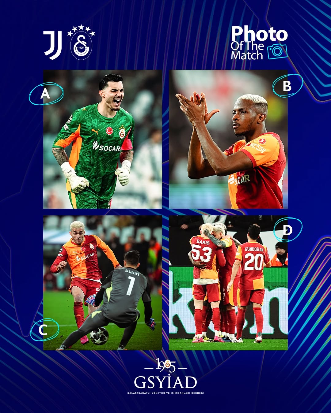 Galatasaray'ın Katkılarıyla Seçilen Gecenin En Güzel Sarı Kırmızı Kare