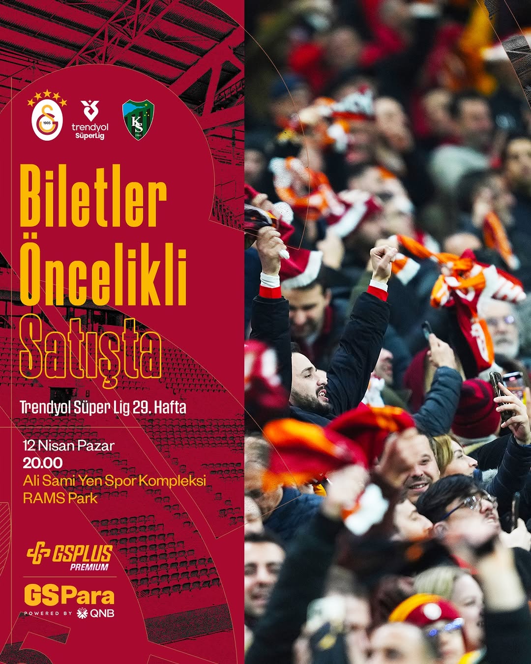 Galatasaray Taraftarına Bilet Satışı Başladı!